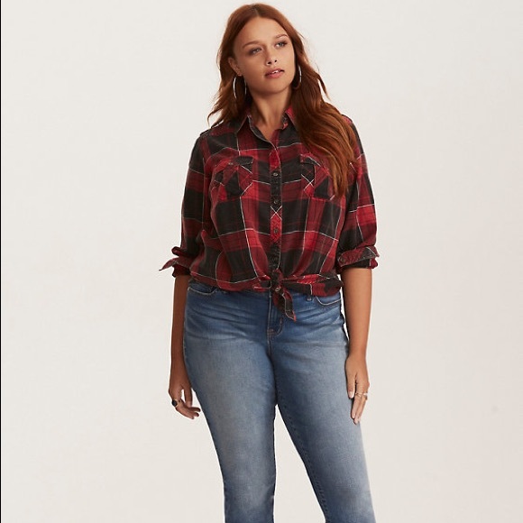 Torrid plaid shirt - Picture 3 of 6